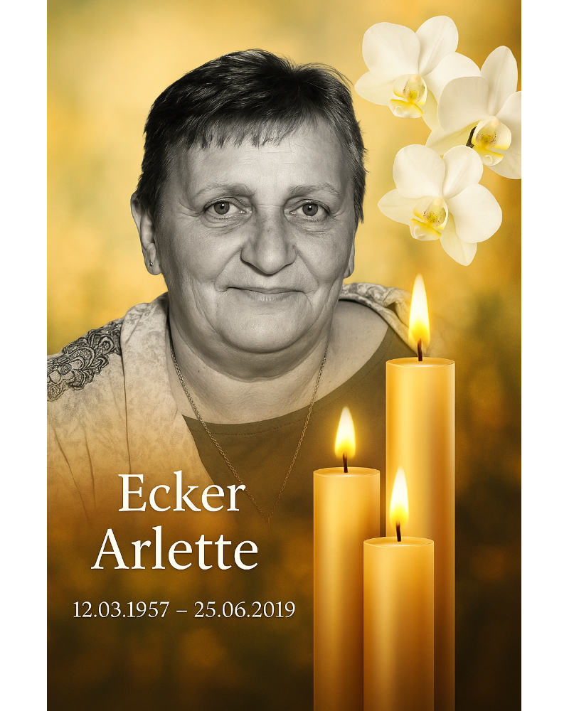 Traueranzeige für Arlette Ecker