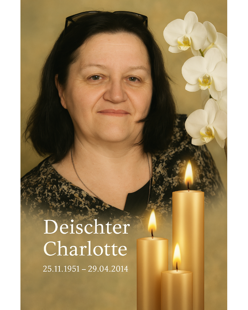 Traueranzeige für Charlotte Deischter