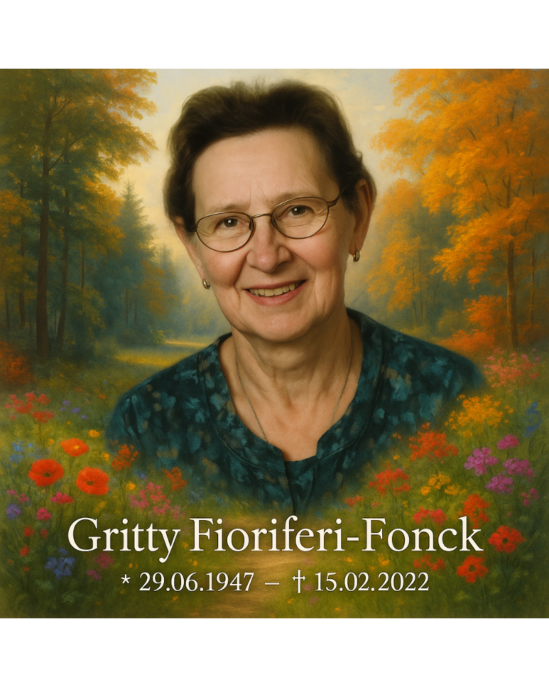 Traueranzeige für Gritty Fioriferi-Fonck