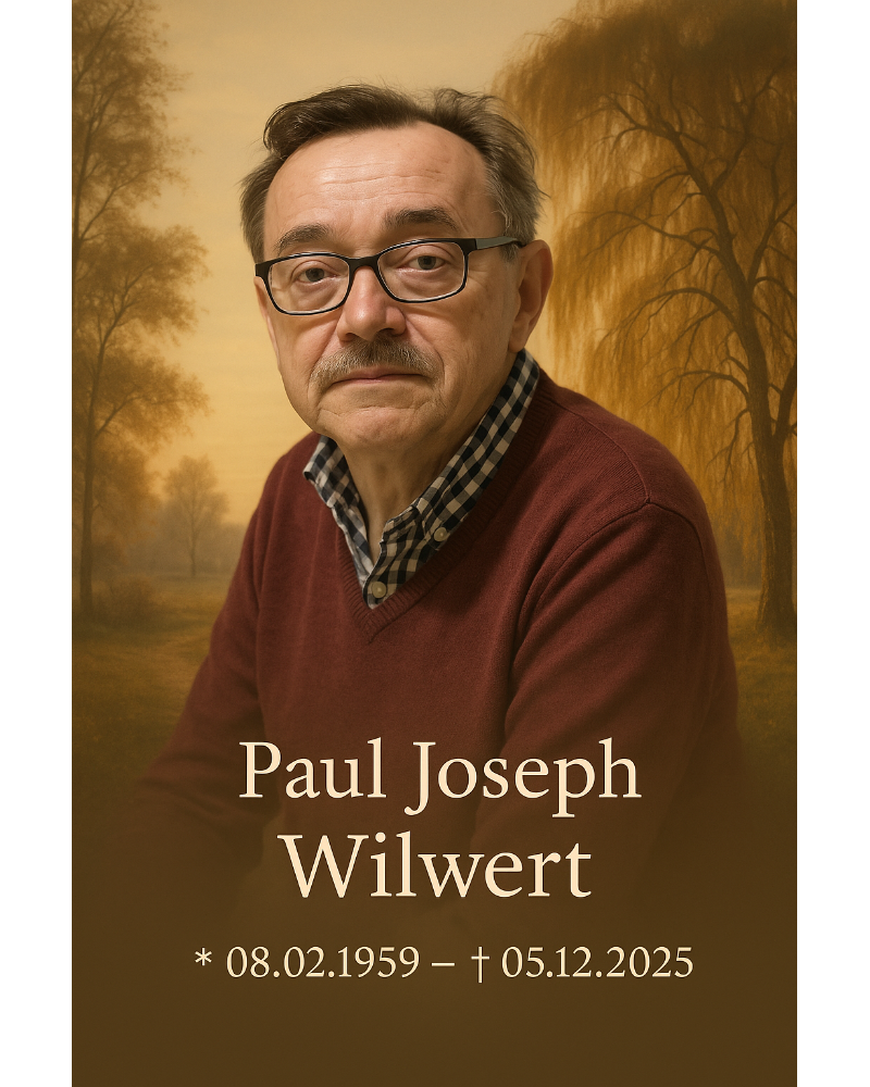 Traueranzeige für Paul Joseph Wilwert