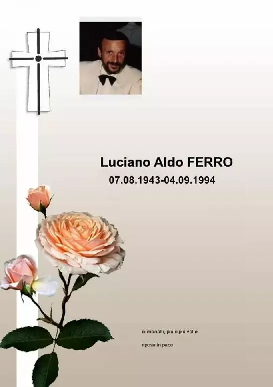 Traueranzeige für Aldo FERRO