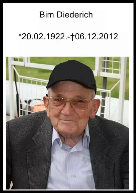 Traueranzeige für Bim Diederich