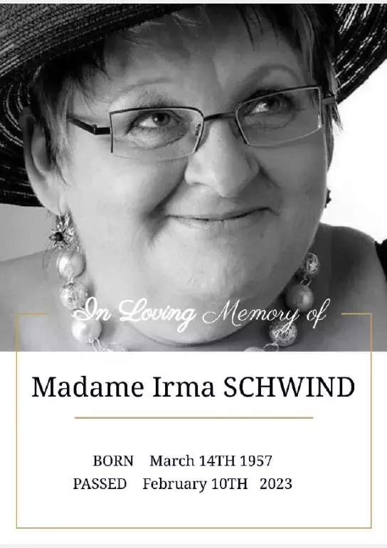 Traueranzeige für Irma Schwind