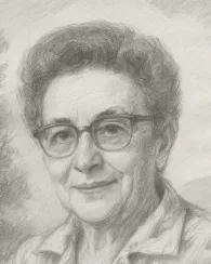 Portrait von Jeanny Achten-Schock