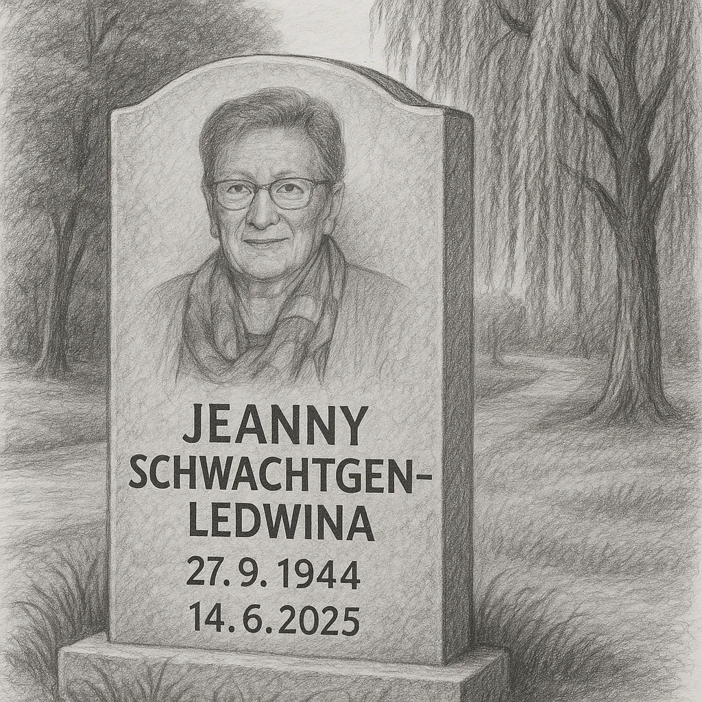 Traueranzeige für Jeanny Schwachtgen-Ledwina