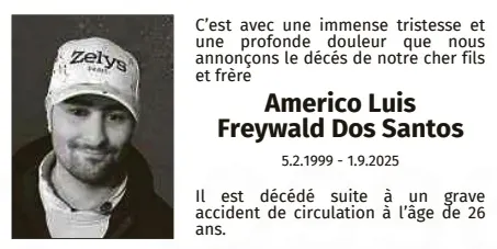 Traueranzeige für Americo Luis Freywald Dos Santos