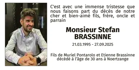 Traueranzeige für Stefan Brassinne