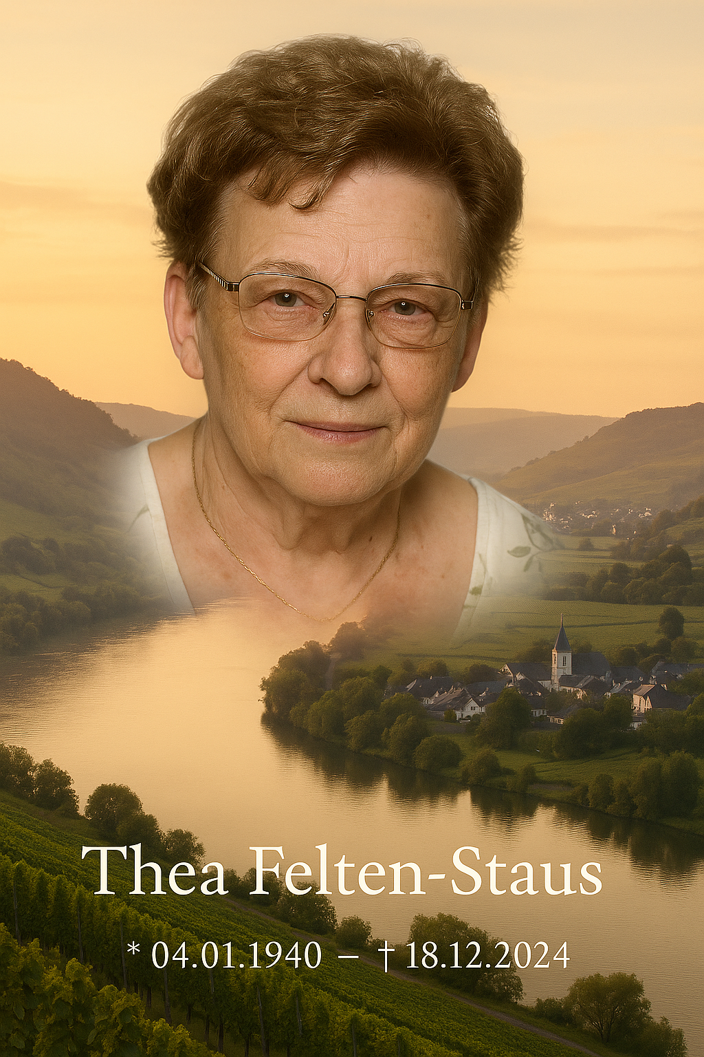 Traueranzeige für Thea Felten-Staus