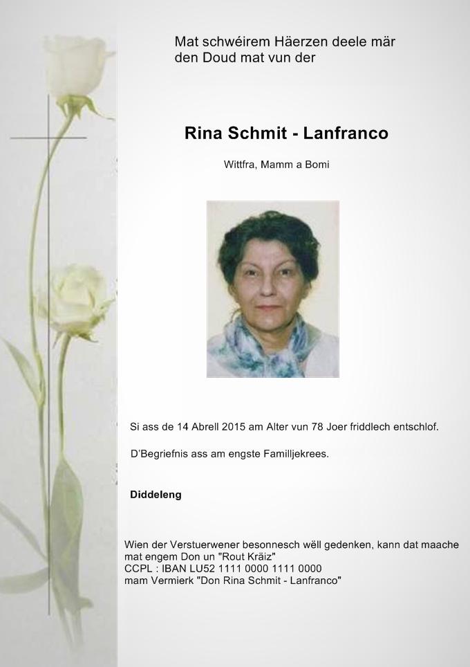 Rina Schmit - Lanfranco 