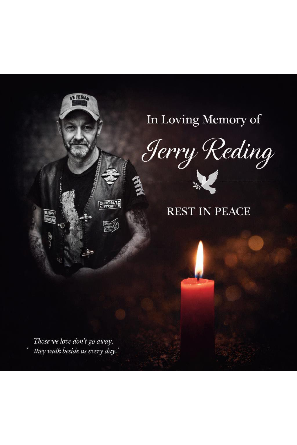 Traueranzeige für Jerry Reding