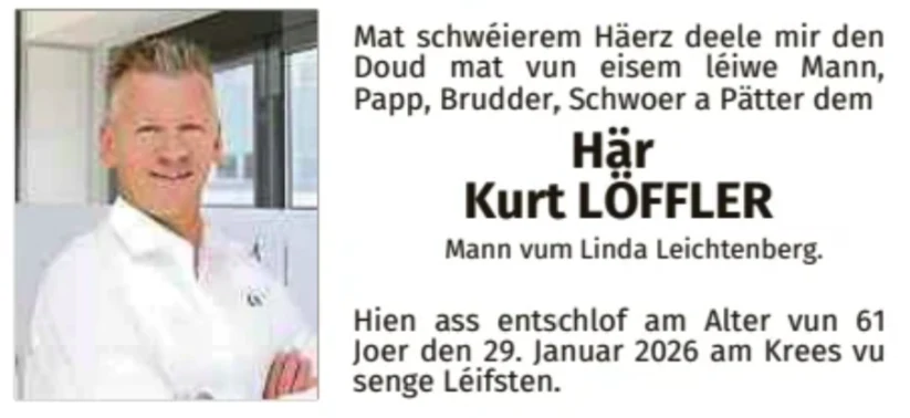 Traueranzeige für Kurt Löffler