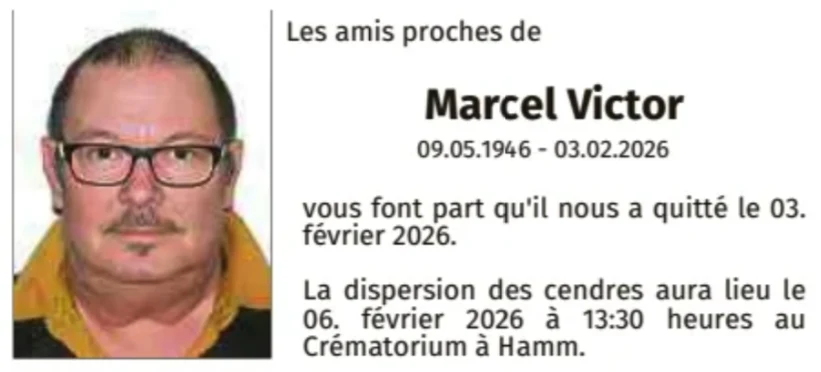 Traueranzeige für Marcel Victor