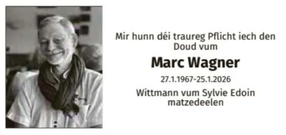 Traueranzeige für Marc Wagner